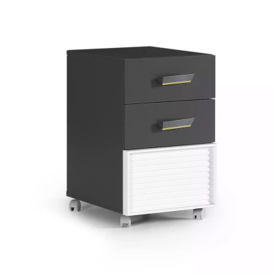 Kinderzimmer Kindermöbel Garnitur Kinderbett Bett Holz Grau Set 10tlg