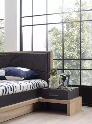 Kinderzimmermöbel Kinderbett Kinderzimmer Bett Grau Set 4tlg Garnitur