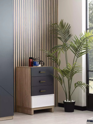 Kinderzimmermöbel Kinderbett Kinderzimmer Bett Grau Set 4tlg Garnitur