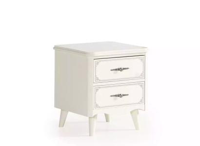 Kinderzimmer Chesterfield Jugendbett Bett 100 cm Set 5tlg Grau Stoff