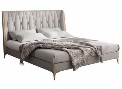 Bett Grau Schwarz Designer Jugendliche Luxus  Komplett Doppelbett Hotel Neu