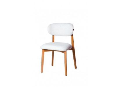 Polsterstuhl Moderne Design Textil Stühl Weiß Armlehne Esszimmer Luxus Möbel