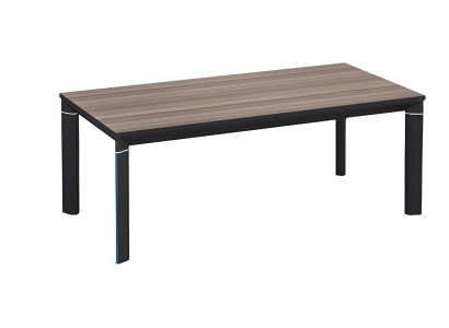 Couchtisch Modern Holzoptik Braun Schwarz Rechteckig Wohnzimmer Design Tisch