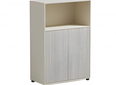Büroschrank Beige mit Stauraum und Schiebetüren Modernes Design Büro und Zuhause