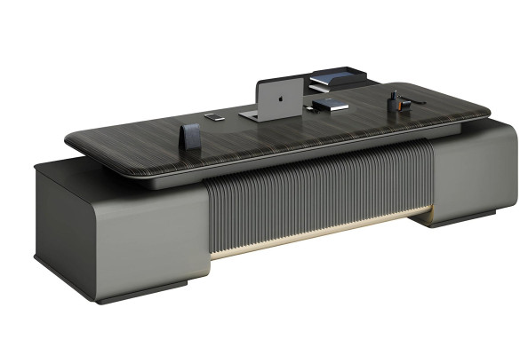 Designer Schreibtisch Luxusschreibtisch Homeoffice Büro Arbeitstisch 320cm