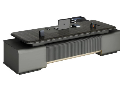 Designer Schreibtisch Luxusschreibtisch Homeoffice Büro Arbeitstisch 320cm