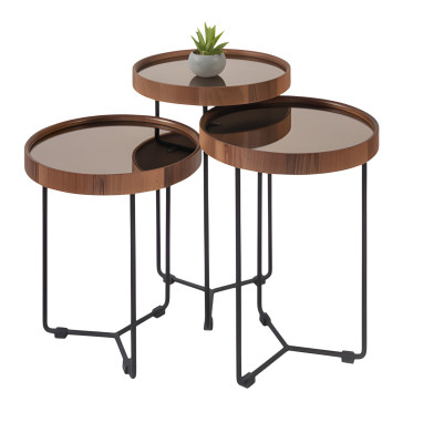 Wohnzimmertisch Couchtisch Sofatisch Beistelltisch Elegant 3tlg.