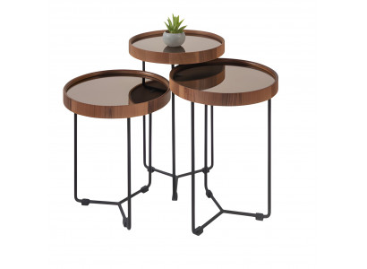 Wohnzimmertisch Couchtisch Sofatisch Beistelltisch Elegant 3tlg.