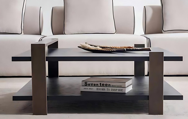 Der moderne Couchtisch ist stilvoll, langlebig Couchtisch 100x95