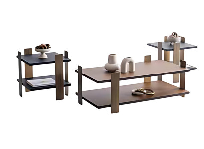 Couchtisch mit zwei Beistelltischen – modern und funktional