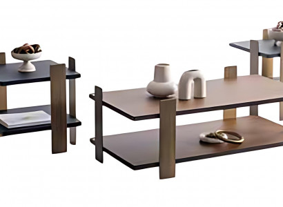 Couchtisch mit zwei Beistelltischen – modern und funktional