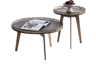 Kompakter Couchtisch mit modernem Design und praktischer Ablagefläche