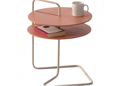 Couchtisch aus edlem Holzfurnier Tisch Bestelltisch Vintage Design