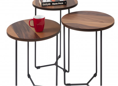 Beistelltisch Couchtisch Sofatisch Wohnzimmertisch Modern 3tlg.