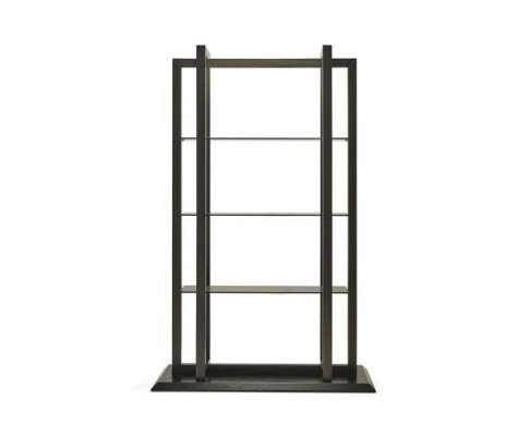 Braunes Holzregal im eleganten Design