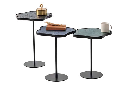 Dreiteiliges Beistelltisch-Set – stilvoll, robust und kompakt