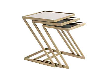 3er-Beistelltisch-Set modern, robust & platzsparend Satztisch