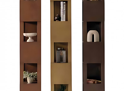 Standregal Raumteiler – Regal als flexible Trennwand im Wohnraum 3tlg