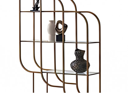 Modernes Regal – harmonisches Zusammenspiel von Stil Trennwand