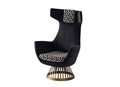 Sessel Luxus Lounge Club Hotel Möbel Wohnzimmer Einrichtung