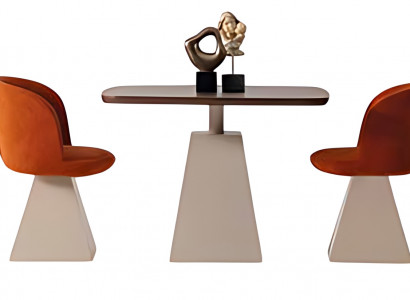 Design Restaurant Einrichtung Bistro Tisch Sessel 3tlg Set Lounge