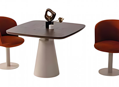 Runder Bistrotisch mit 2 Sesseln – Ideal für Küche & Balkon