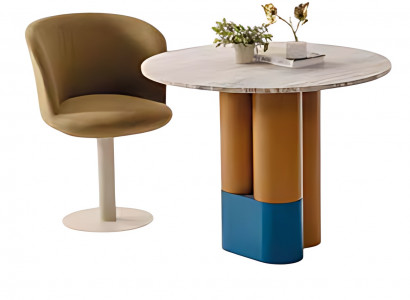 Küchen-Set Tisch 2 Stühlen stilvoll praktisch Bistrotisch rundtisch