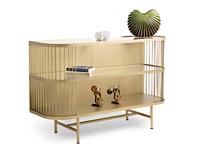 Eleganter Konsolentisch Konsole Metall 120cm Schrank Sideboard