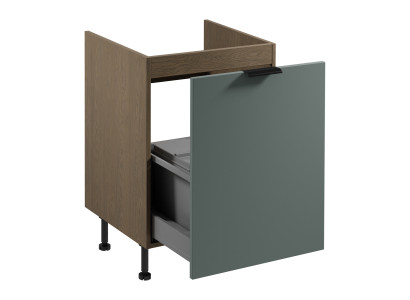 Unterschrank mit Abfalleimer Mülltrennschrank Müllsortierschrank Auszug