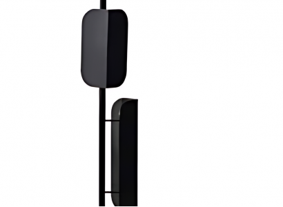 Elegante Stehlampe mit edlem Schirm für gemütliche Beleuchtung Vintage Lampe