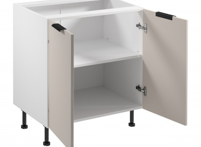 Küchenunterschrank Küchenmodul Küchenschrank Doppeltüriger Küche Weiß