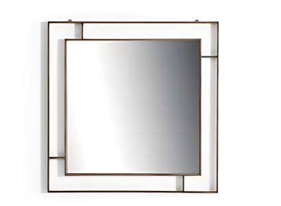 Eleganter quadratischer Wandspiegel jedes moderne Zuhause Wohnzimmer Tisch