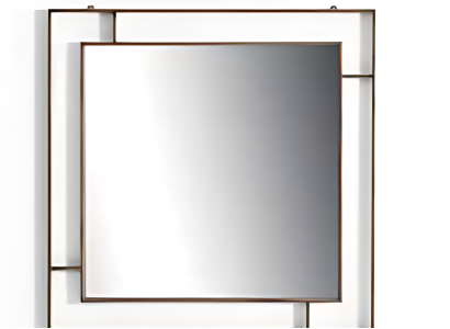 Eleganter quadratischer Wandspiegel jedes moderne Zuhause Wohnzimmer Tisch