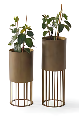 Eleganter Blumenständer Metall für stilvolle Pflanzen-Deko Blumentopf