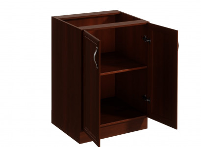 Küchenunterschrank Basis-Unterschrank mit Ablage Küchenschrank Doppeltür