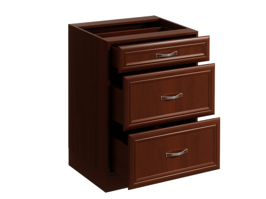 Schubladenschrank Unterschrank Schubladenkommode 3 Schubladen Küche