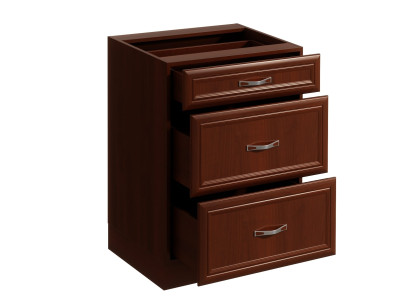 Schubladenschrank Unterschrank Schubladenkommode 3 Schubladen Küche