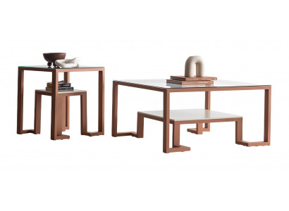 Satztisch Tischset Couchtisch und Beistelltisch 2tlg. Wohnzimmer Tisch