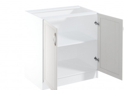 Unterschrank Küchenschrank Küchenunterschrank Schrank Einlegeboden Weiß