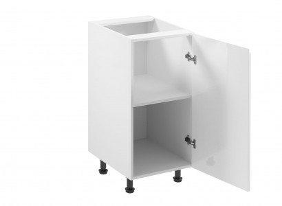 Küchenunterschrank Küche Küchenschrank Basis-Unterschrank Hochglanz Weiß