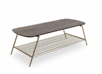 Eleganter Couchtisch aus Holz und Metall modernes Design für jedes Zuhause