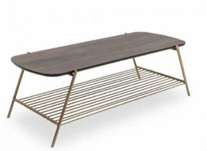 Eleganter Couchtisch aus Holz und Metall modernes Design für jedes Zuhause