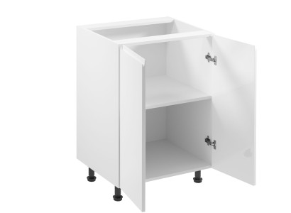 Unterschrank Küche Küchenschrank Einlegeboden Doppeltüriger Hochglanz