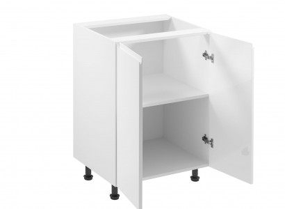 Unterschrank Küche Küchenschrank Einlegeboden Doppeltüriger Hochglanz