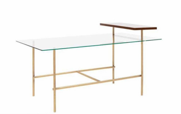 Couchtisch mit Ablage für heiße Getränke Wohnzimmer Tisch 110x60