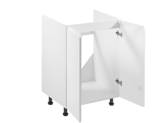 Spülenschrank Unterschrank Küchenschrank Korpus für Spüle Hochglanz Weiß