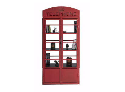 Regal Telefonzelle Stil Schrank Dekoration Englischer Stil Telephone