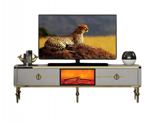 TV Lowboard Wohnzimmerschrank Fernsehtisch Sideboard Modern Stilvoll