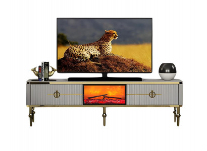 TV Lowboard Wohnzimmerschrank Fernsehtisch Sideboard Modern Stilvoll