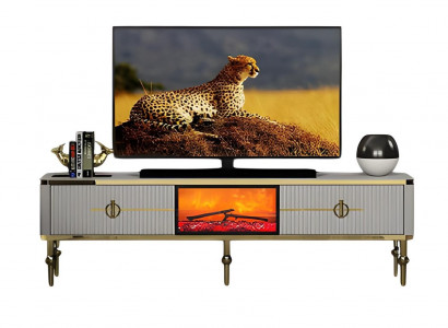 TV Lowboard Wohnzimmerschrank Fernsehtisch Sideboard Modern Stilvoll